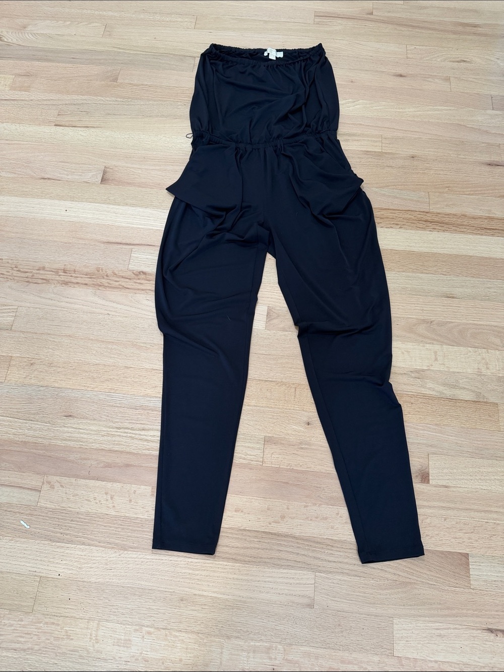 MICHAEL Michael Kors Black Strapless Jumpsuit